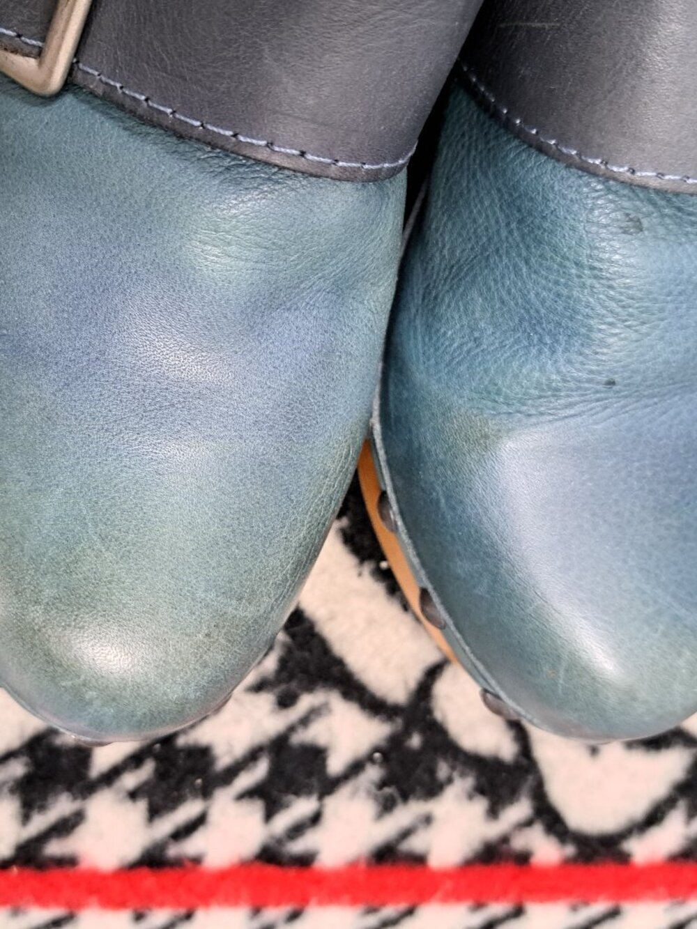 Women Free People Culver City Clogs Leather Green US size 8.5 or 9 - Picture 13 of 14